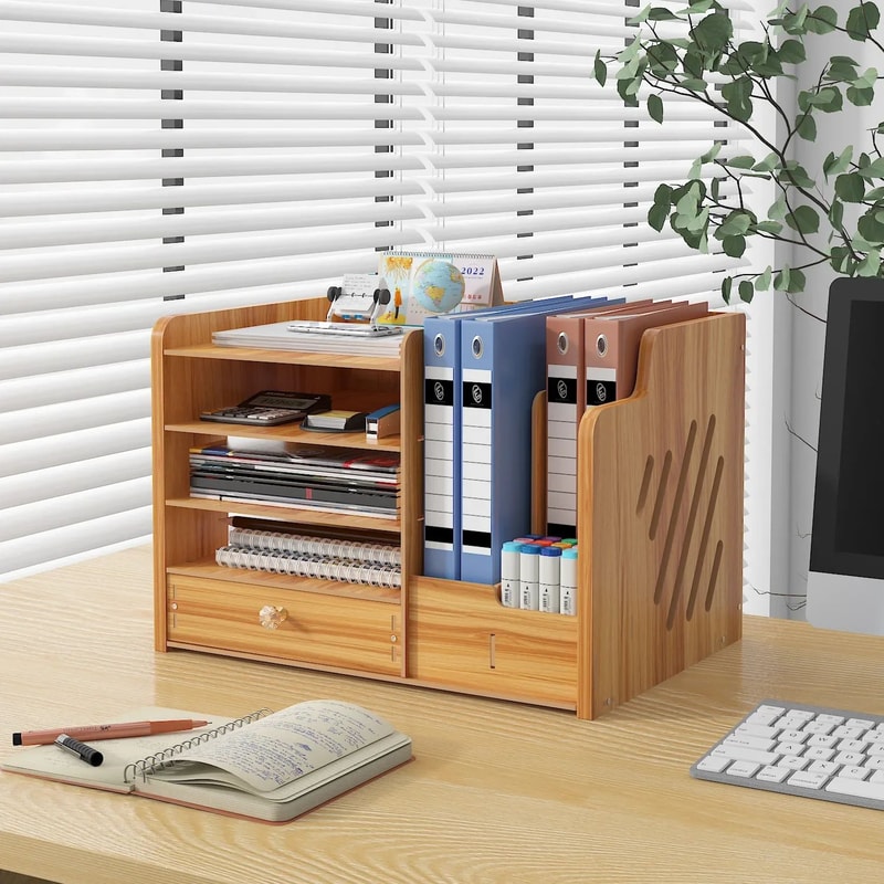 Multi Layer Desktop Storage Box With Lock 22