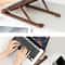 Foldable Wooden Laptop Stand Adjustable Height 10