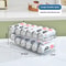 Double Layer Self Rolling Fridge Can Organizer 9