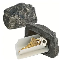 outdoor fake rock hidden key holder