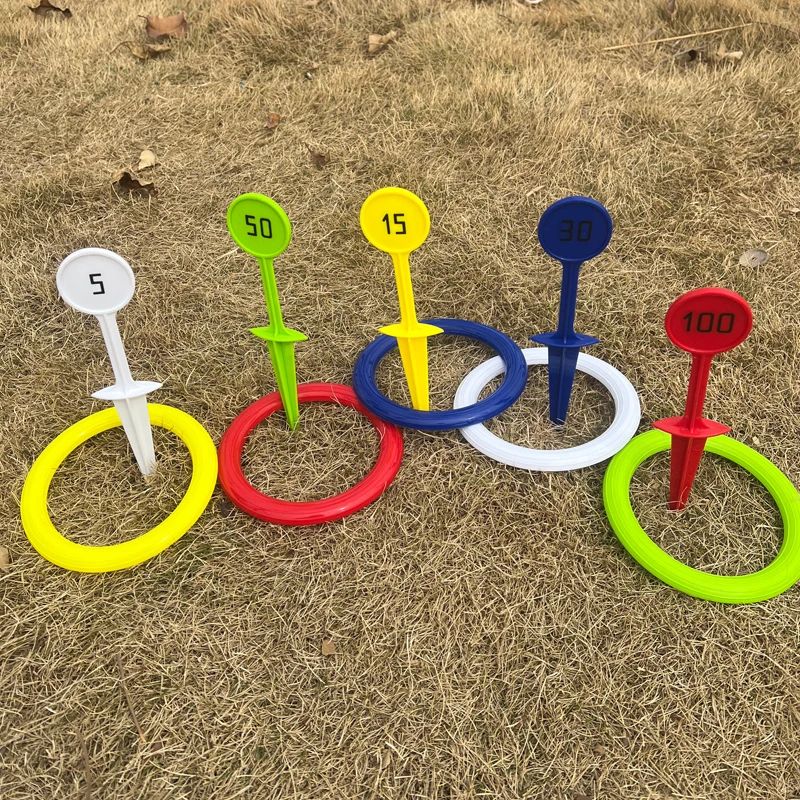 Kids Ring Toss Outdoor Game Set 6