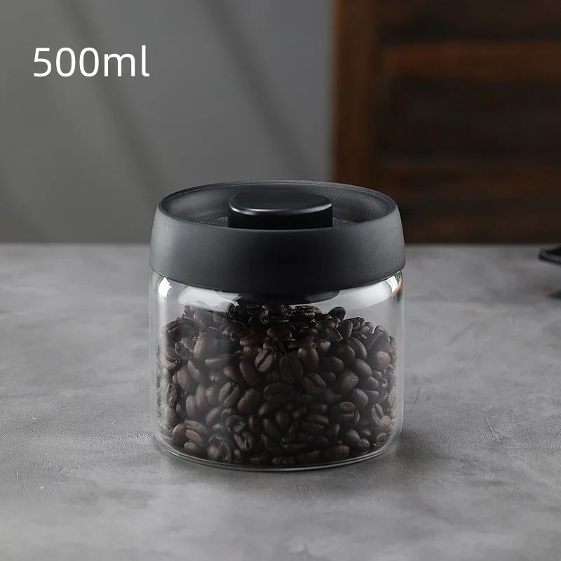 Manual Vacuum Coffee Storage Jar 14