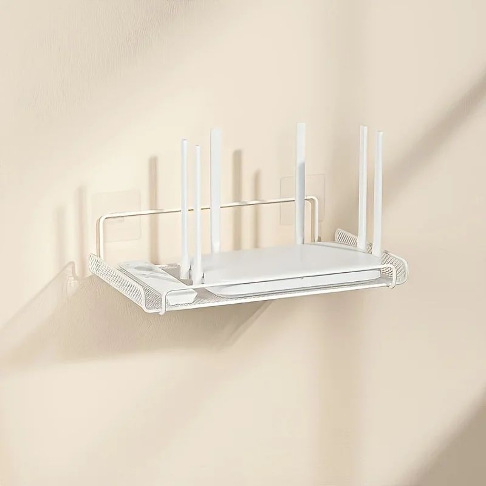 Wall Mounted Router Storage Shelf 7