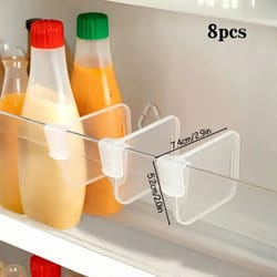 adjustable refrigerator storage divider