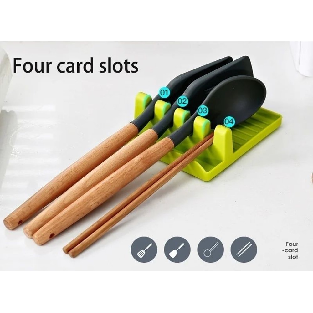 Non Slip Kitchen Utensil Holder Rack 7
