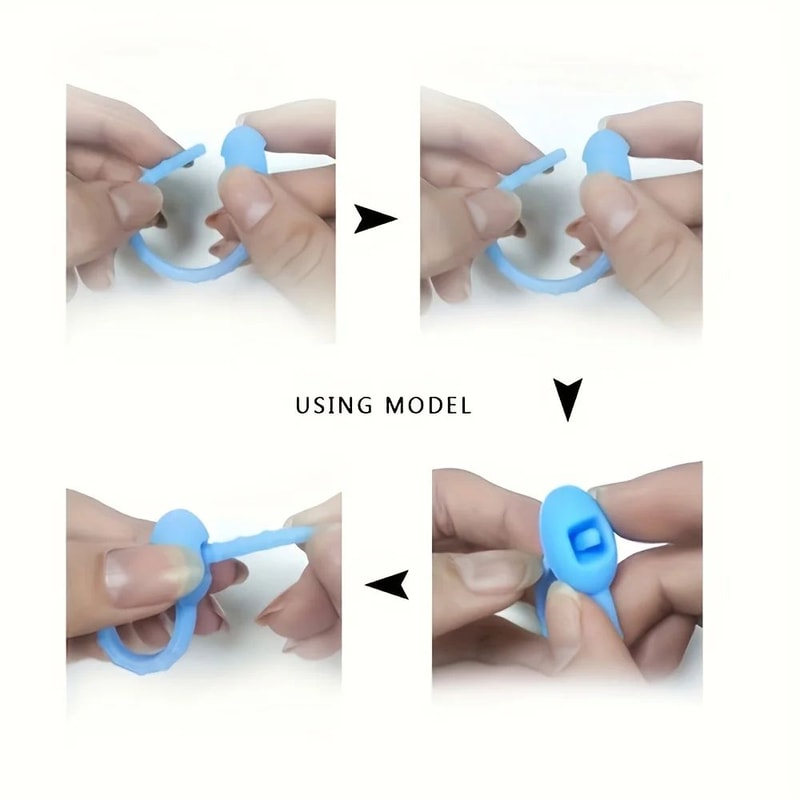 Silicone Reusable Cable Organizer Clips 5