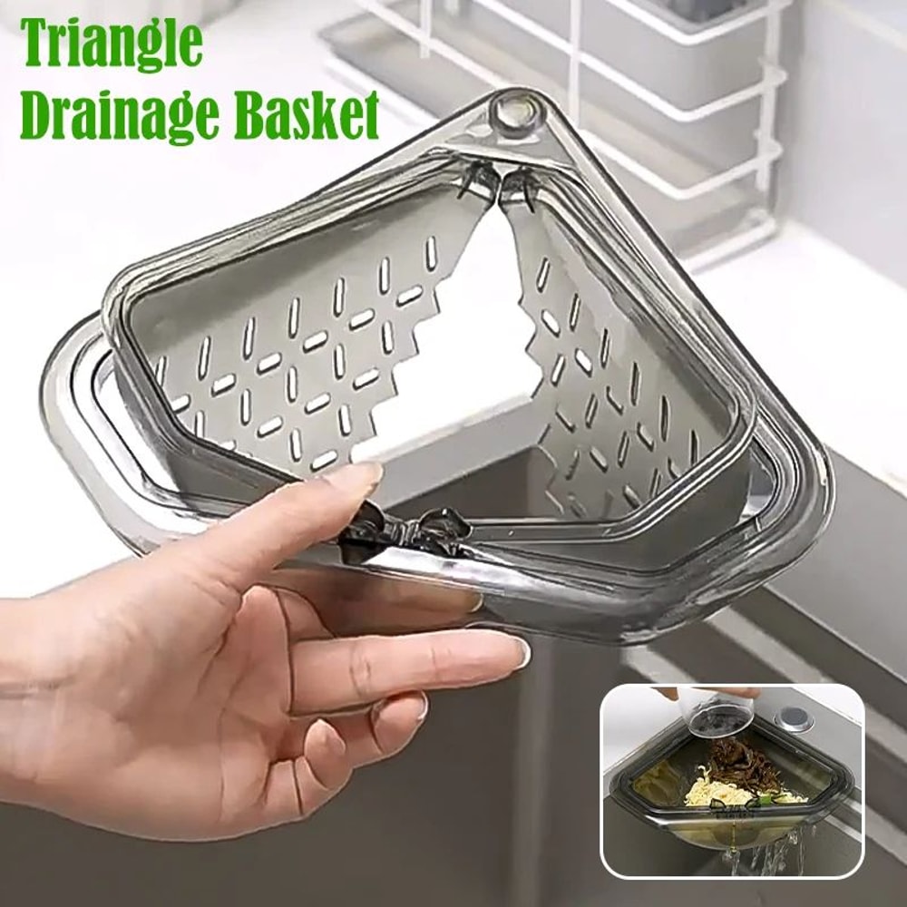 Magnetic Kitchen Sink Drain Filter Rack 0