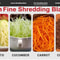 Stainless Steel Slicer Shredder For KitchenAid 8