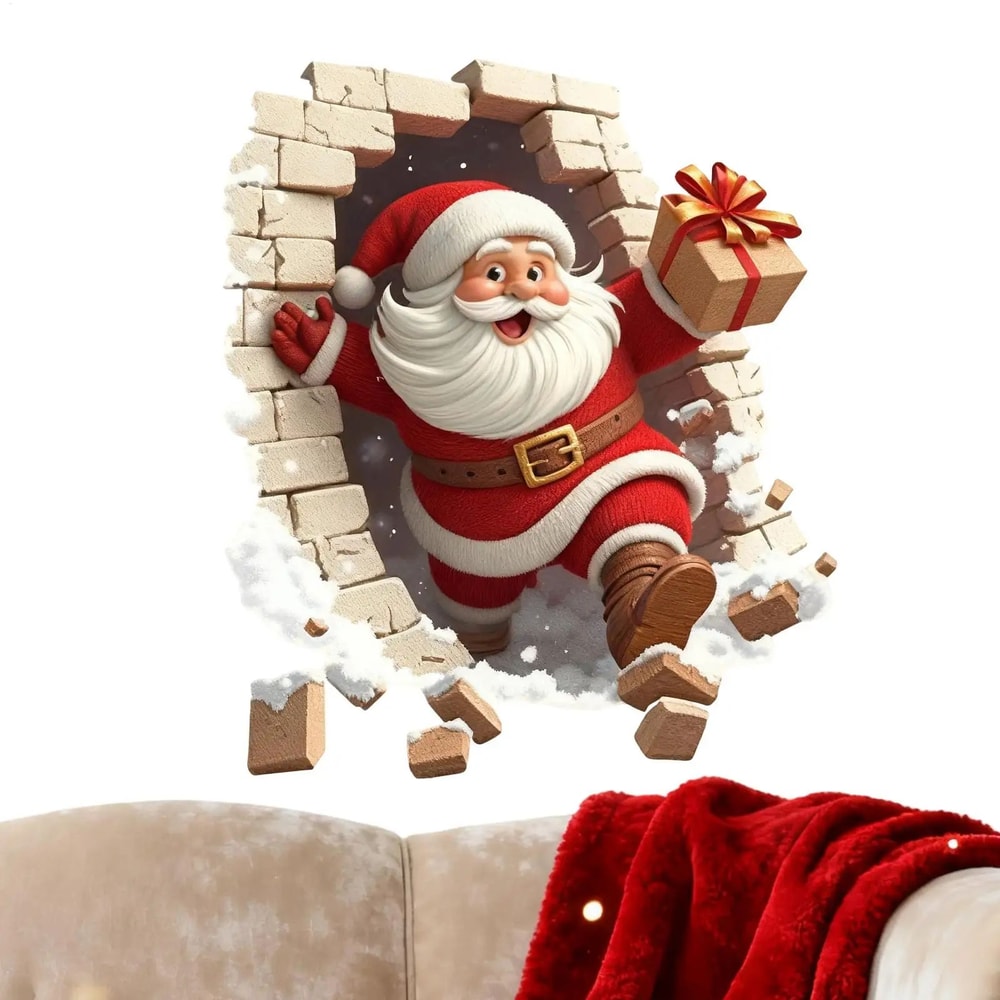 Santa Claus Wall Decal Sticker 1