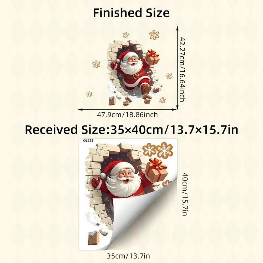 Santa Claus Wall Decal Sticker 12