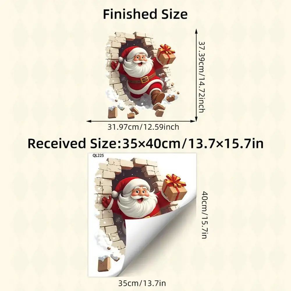 Santa Claus Wall Decal Sticker 13