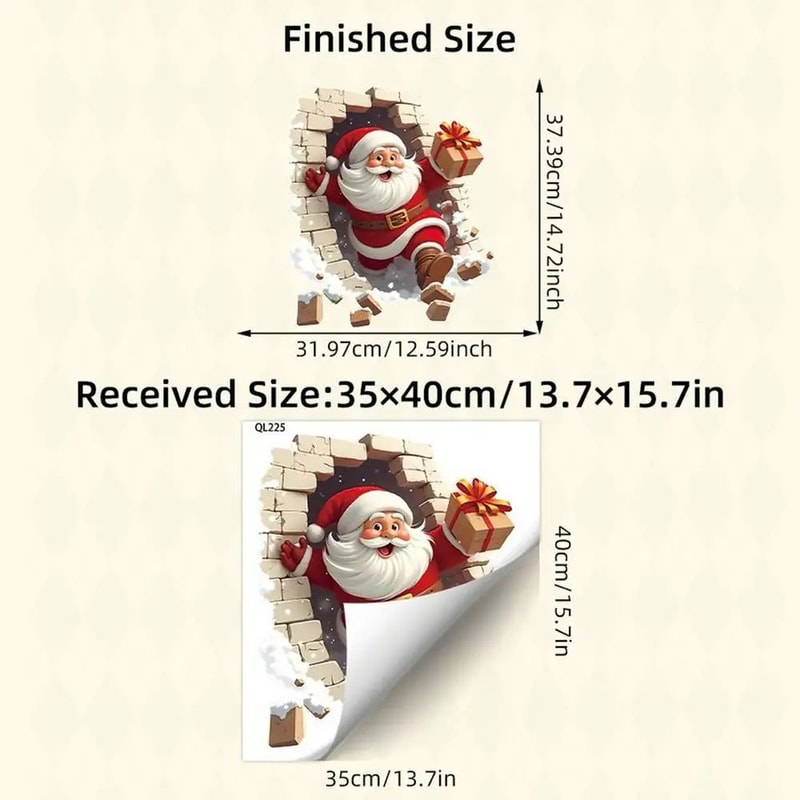 Santa Claus Wall Decal Sticker 13