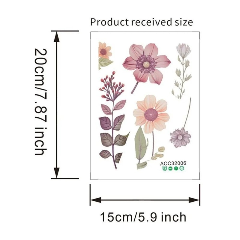 Floral Switch Wall Sticker Decal 4