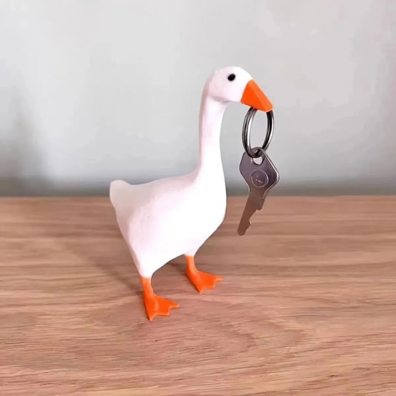 Cute Resin Goose Magnet Ornament 3