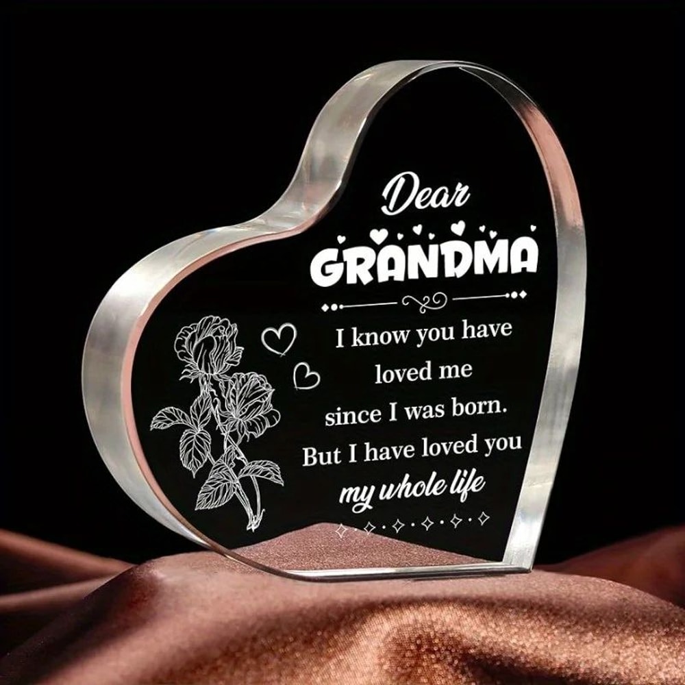 Grandma Heart Gift Sign 0