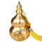 Brass Feng Shui Wu Lou Gourd Statue 10