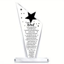 dad acrylic quote gift plaque