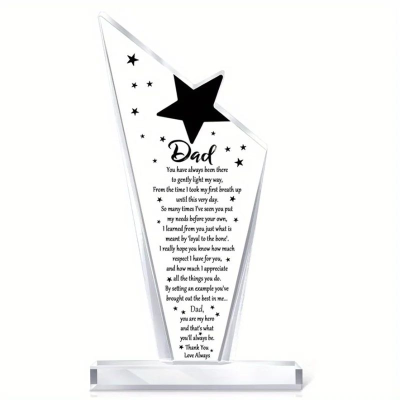 Dad Acrylic Quote Gift Plaque 0