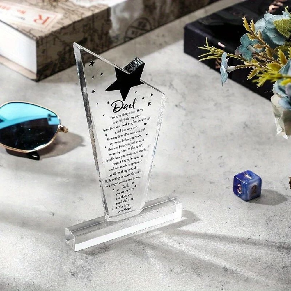 Dad Acrylic Quote Gift Plaque 4