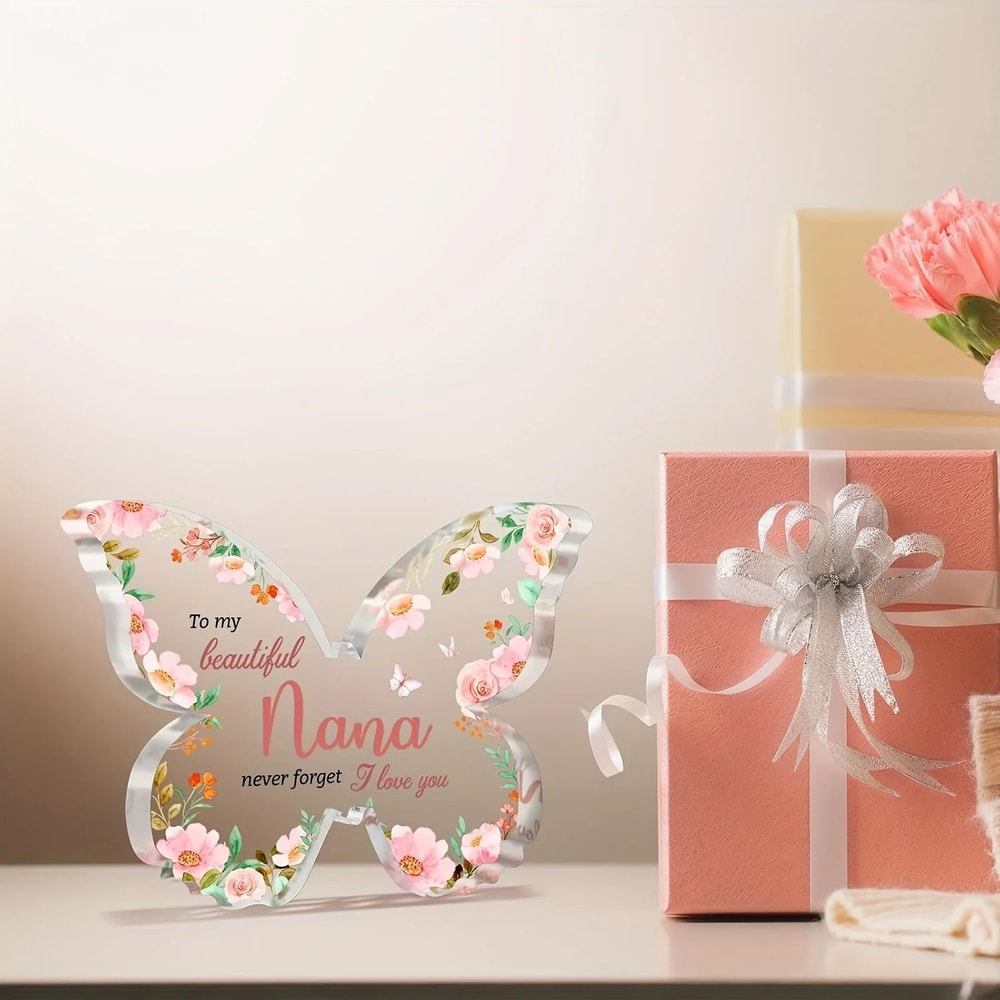 Butterfly Appreciation Plaque Gift For Nana 3