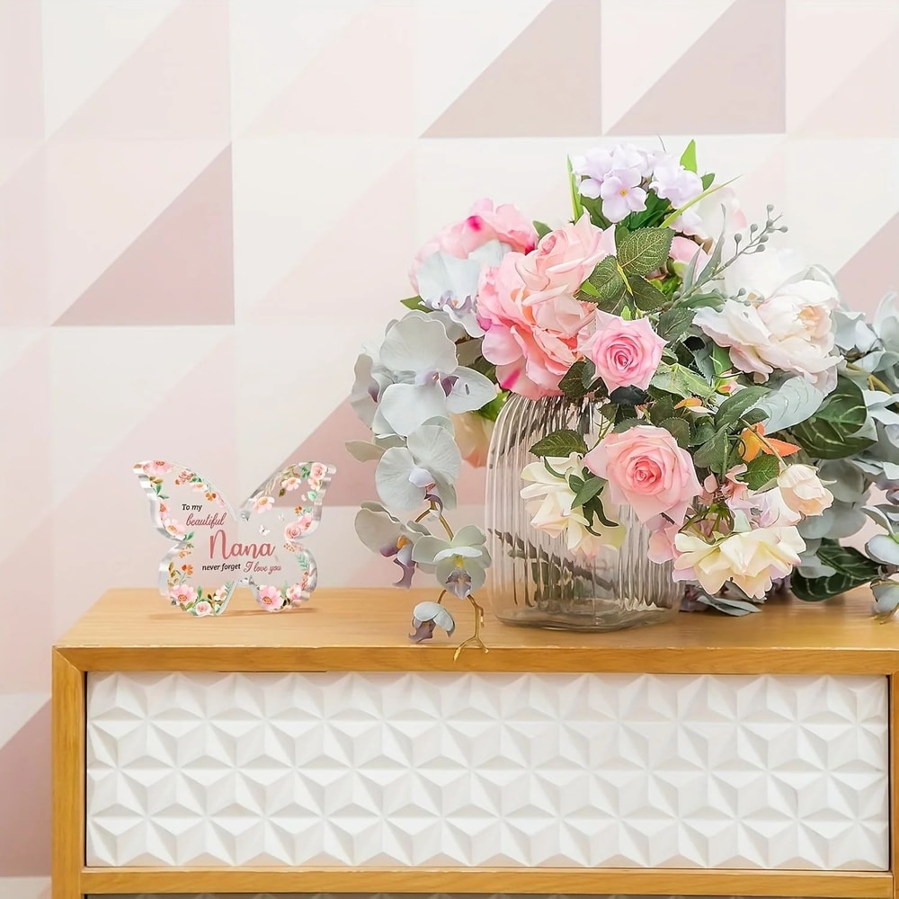 Butterfly Appreciation Plaque Gift For Nana 4