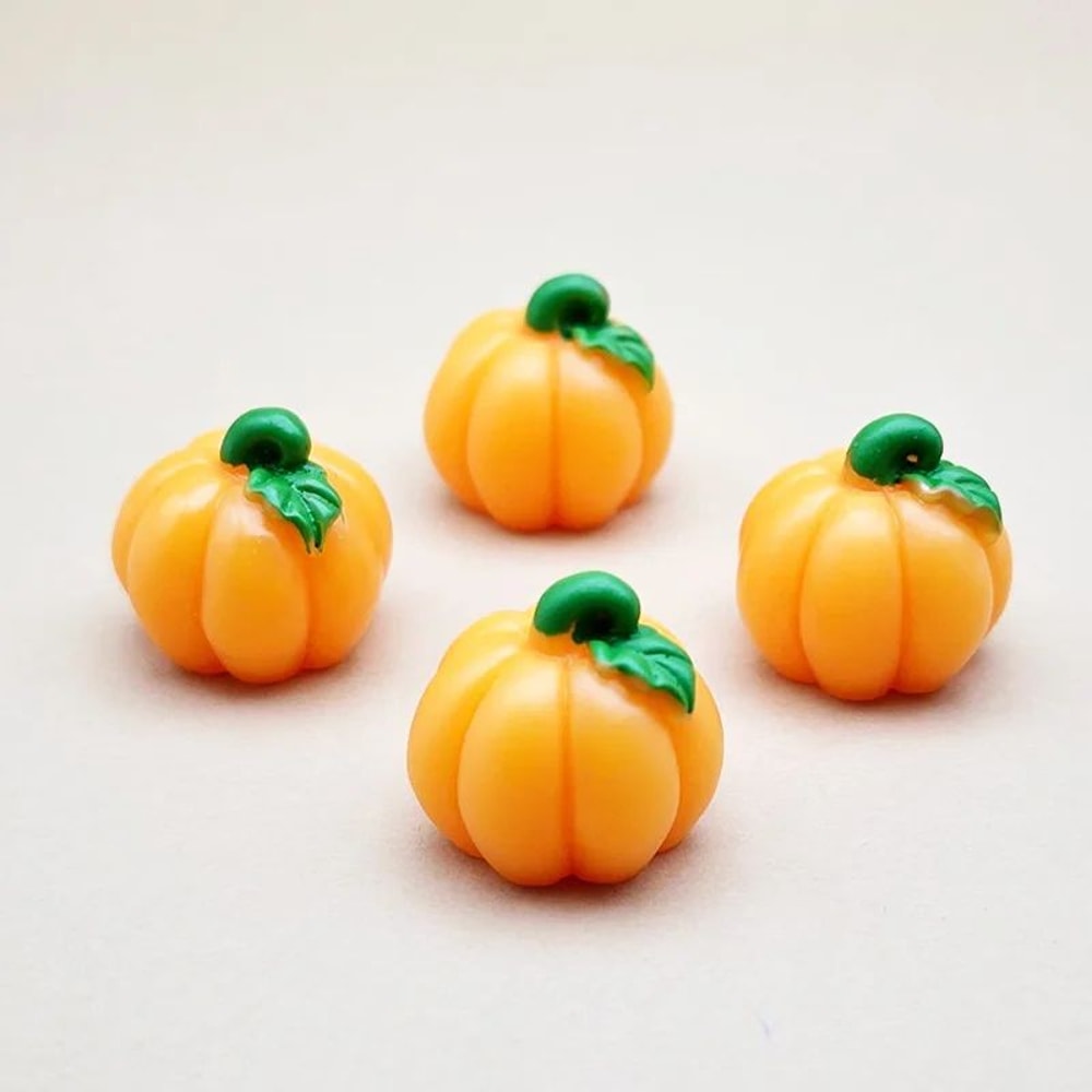 Mini Resin Halloween Pumpkin Figurines DIY Fairy Garden Decor 1