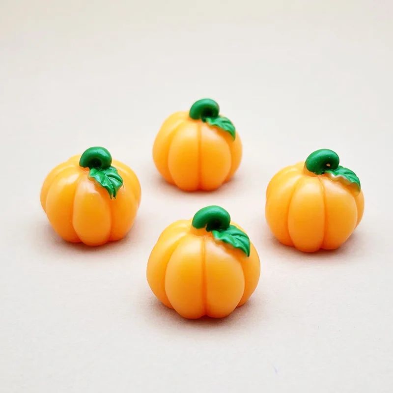 Mini Resin Halloween Pumpkin Figurines DIY Fairy Garden Decor 1