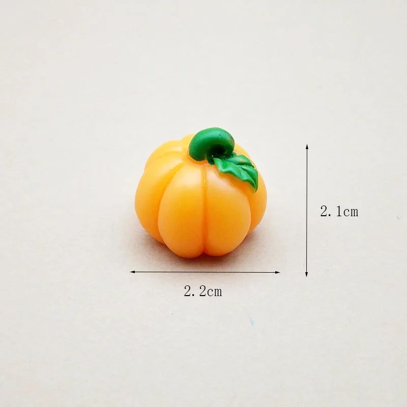 Mini Resin Halloween Pumpkin Figurines DIY Fairy Garden Decor 2