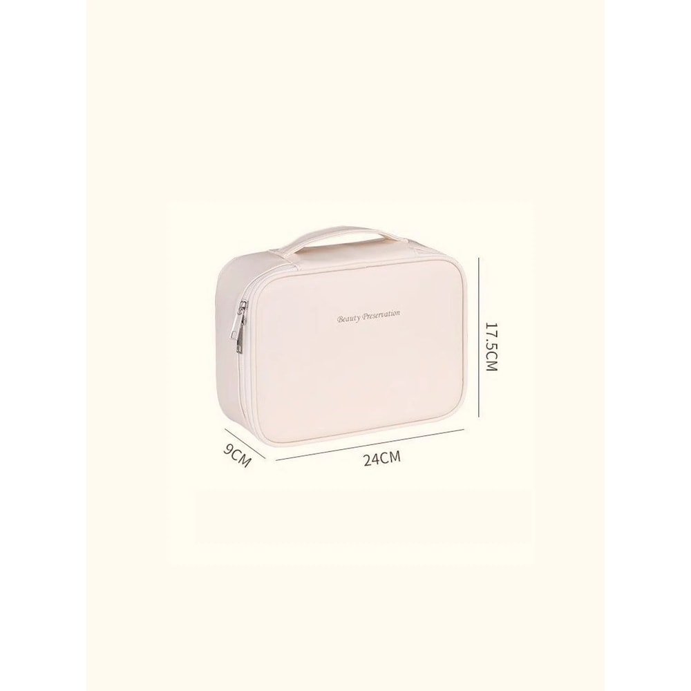 Large Capacity PU Leather Waterproof Makeup Bag 3