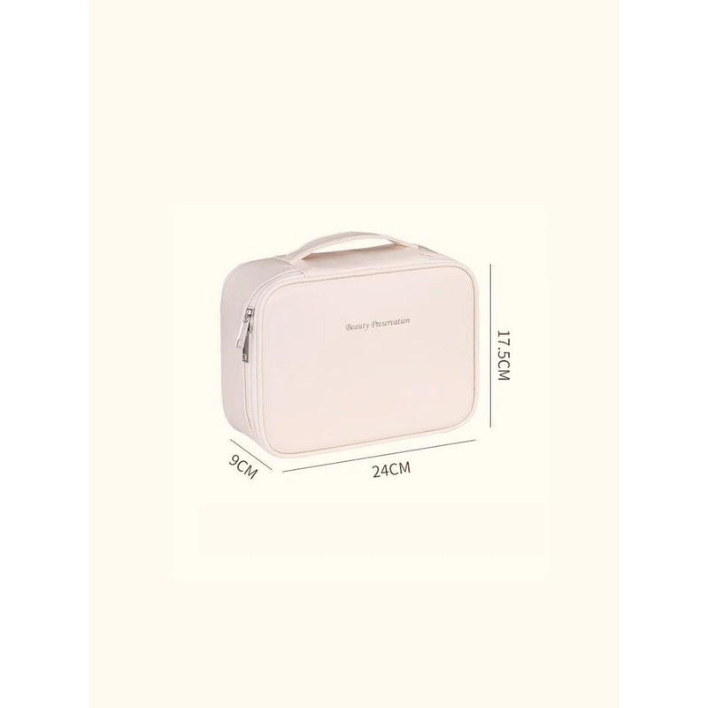 Large Capacity PU Leather Waterproof Makeup Bag 3