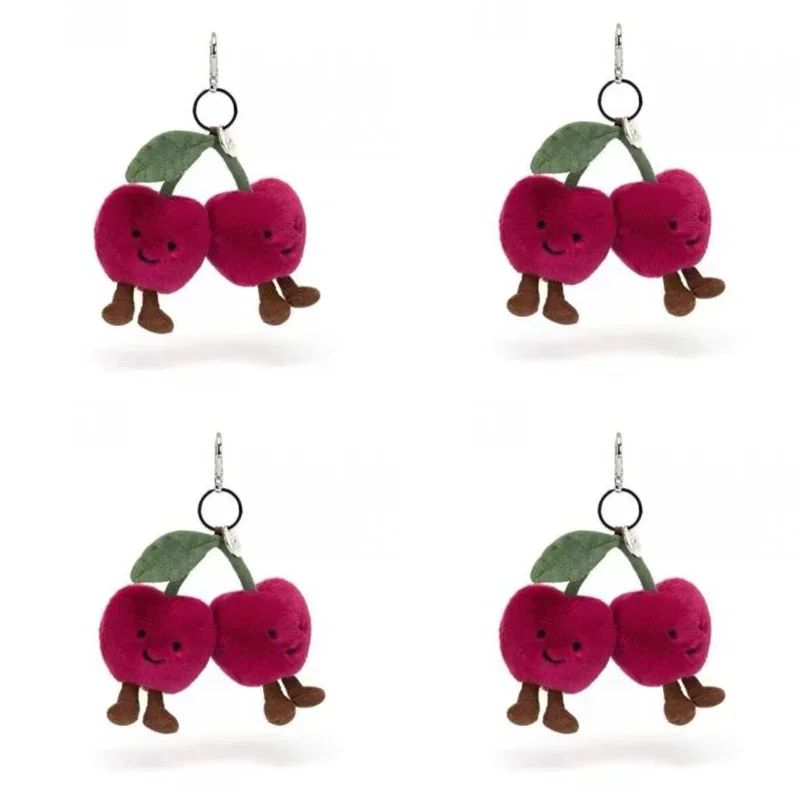 Jelly Fun Cherry Keychain Pendant Accessory 3