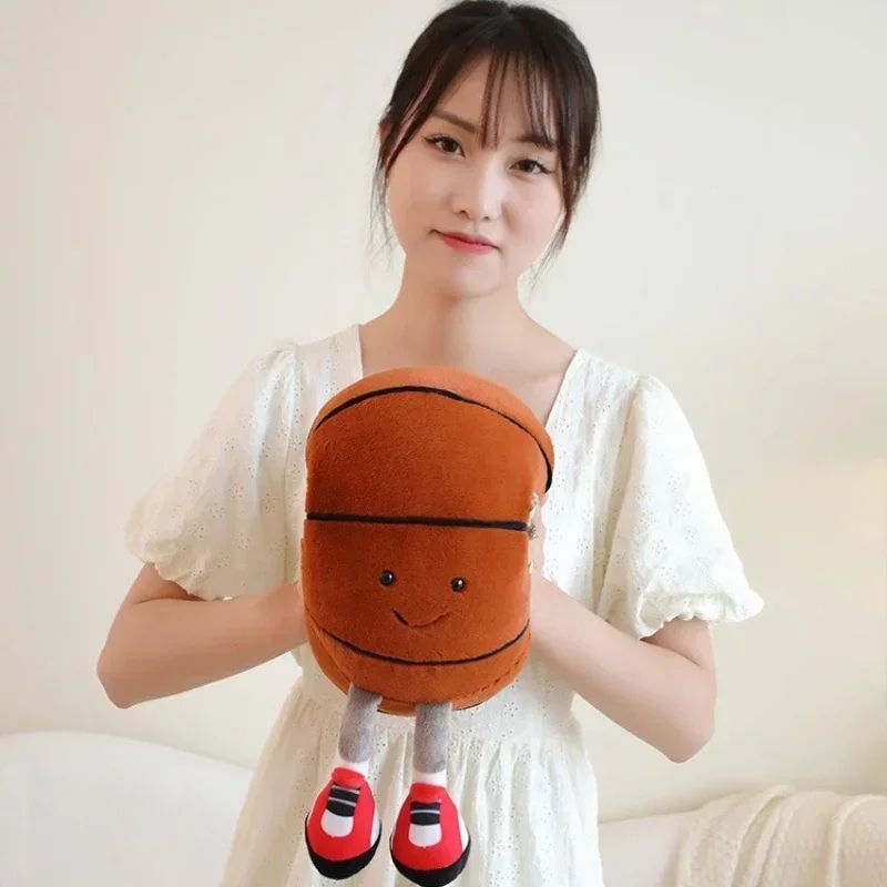 Plush Football And Basketball Sports Toy Pillow 2