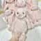 30 Cm Easter Bunny Plush Toy With Strawberry Flower Ears 6