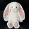 30 Cm Easter Bunny Plush Toy With Strawberry Flower Ears 13
