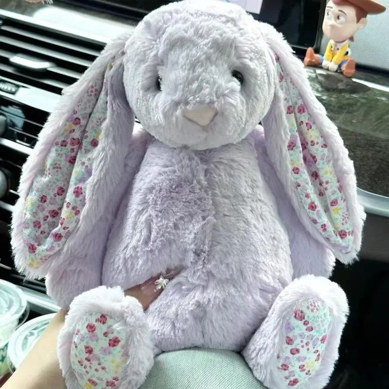 30 Cm Easter Bunny Plush Toy With Strawberry Flower Ears 11