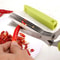 5Layer Multifunctional Kitchen Herb And Vegetable Scissors 1