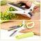 5Layer Multifunctional Kitchen Herb And Vegetable Scissors 6