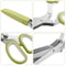 5Layer Multifunctional Kitchen Herb And Vegetable Scissors 7