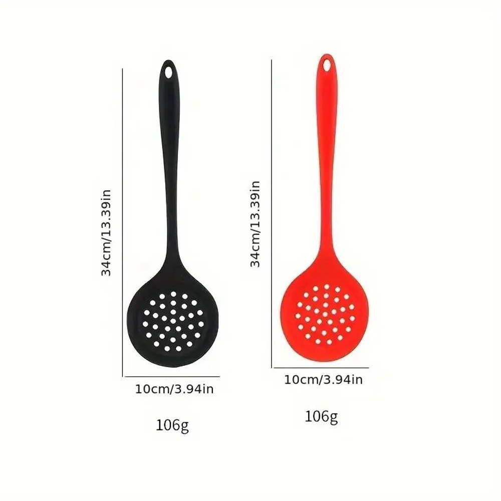 Silicone Slotted HeatResistant Kitchen Spoon 6