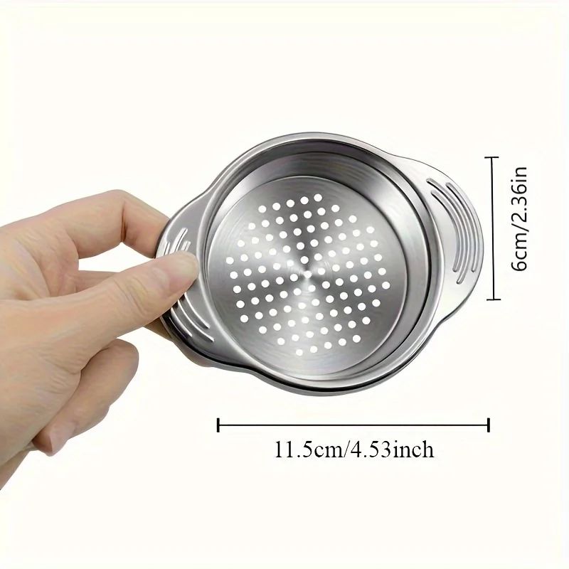 Stainless Steel Can Strainer And Tuna Press Kitchen Tool 3