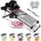 5Blade Stainless Steel Mandoline Slicer With Safety Holder 1