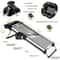 5Blade Stainless Steel Mandoline Slicer With Safety Holder 2