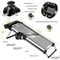 5Blade Stainless Steel Mandoline Slicer With Safety Holder 2