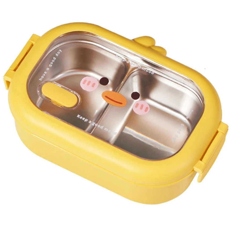 Kawaii Stainless Steel Childrens Bento Lunch Box 6