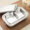 Stainless Steel DoubleLayer 1200 Ml Bento Lunch Box 7