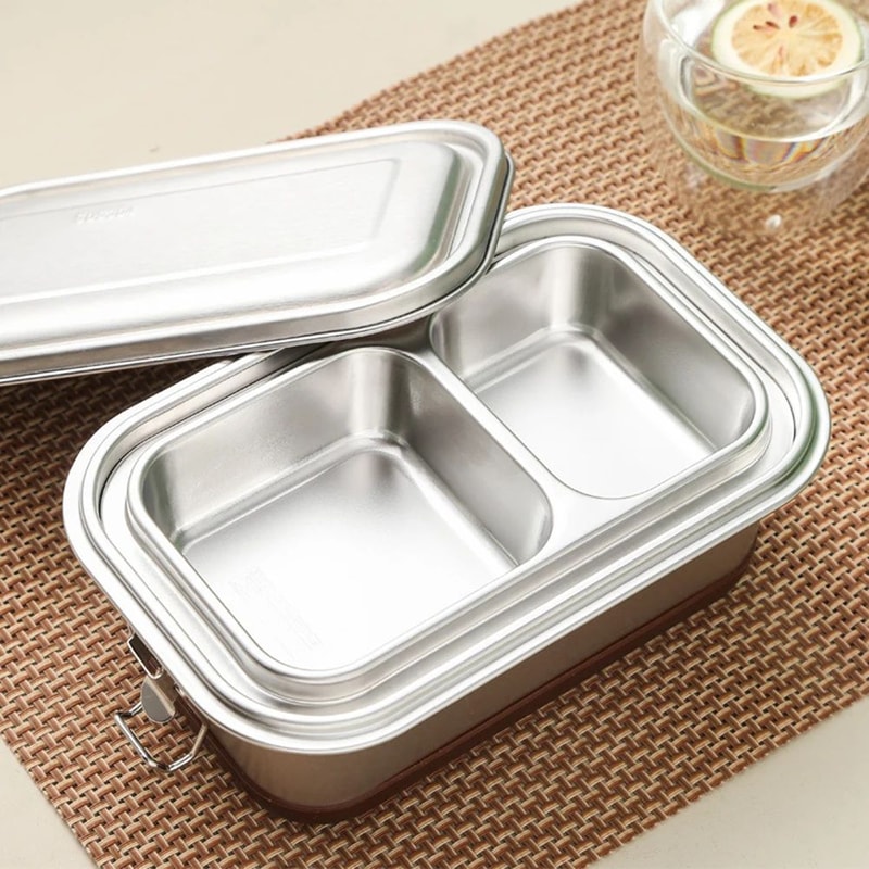 Stainless Steel DoubleLayer 1200 Ml Bento Lunch Box 7