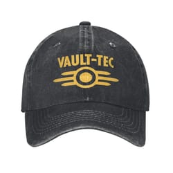 fallout vault-tec logo unisex baseball cap