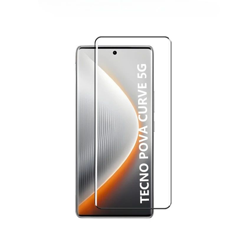 Tempered Glass Screen Protector For Tecno Pova Curve Full Cover 0