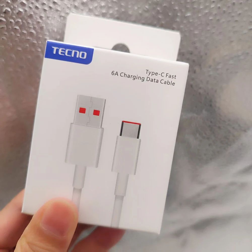 Tecno 6A Fast Charging USBC Cable 100cm For Camon Pova Spark Series 6