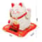 25 Inch Solar Powered Waving Lucky Cat Figurine 5